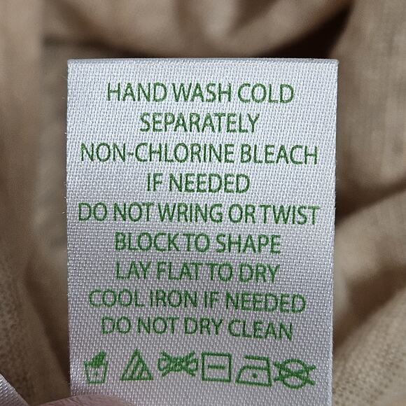 Lilly Pulitzer Size XS Inara 100% Linen Top Sand Dune Gold Shimmer Lightweight - Picture 5 of 7